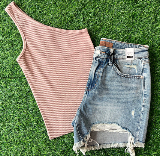 One shoulder tank