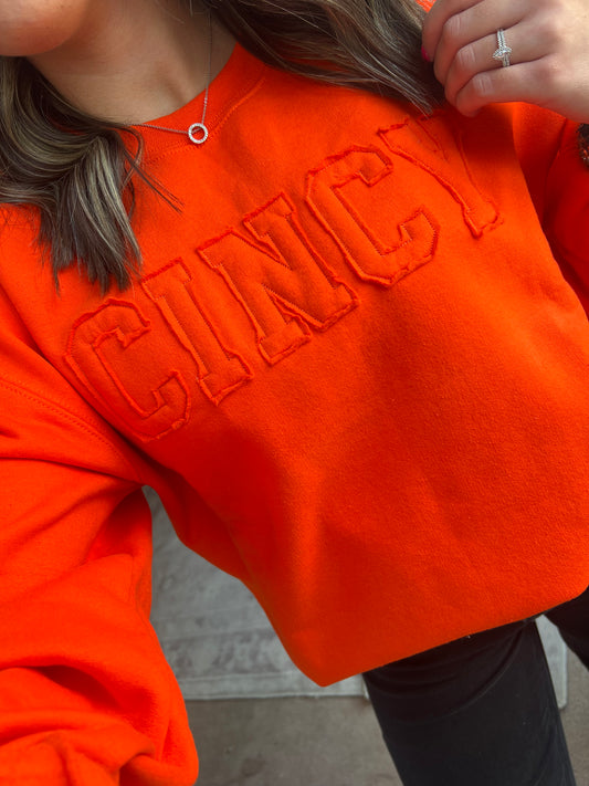 CINCY Applique Sweatshirt