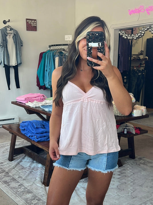 Babydoll Cami Tank, Pink