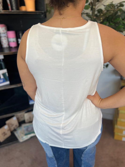 Flowy Tank, Ivory