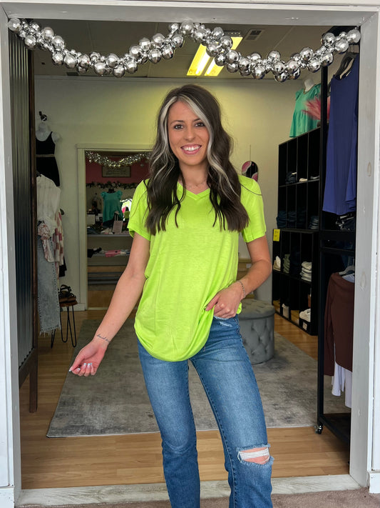 Must Have Basic Tee, Lime