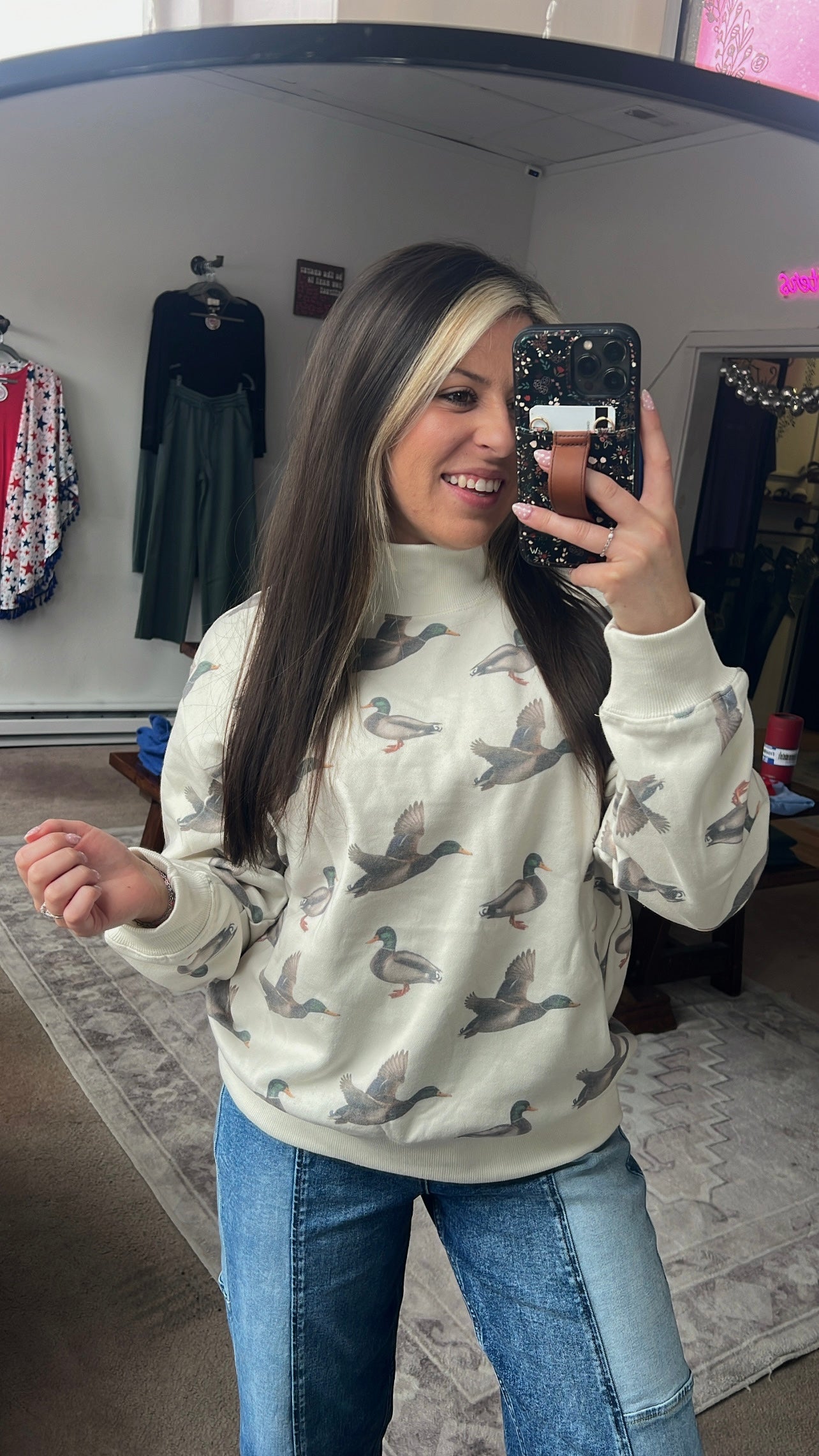 Mallard Mockneck Sweatshirt