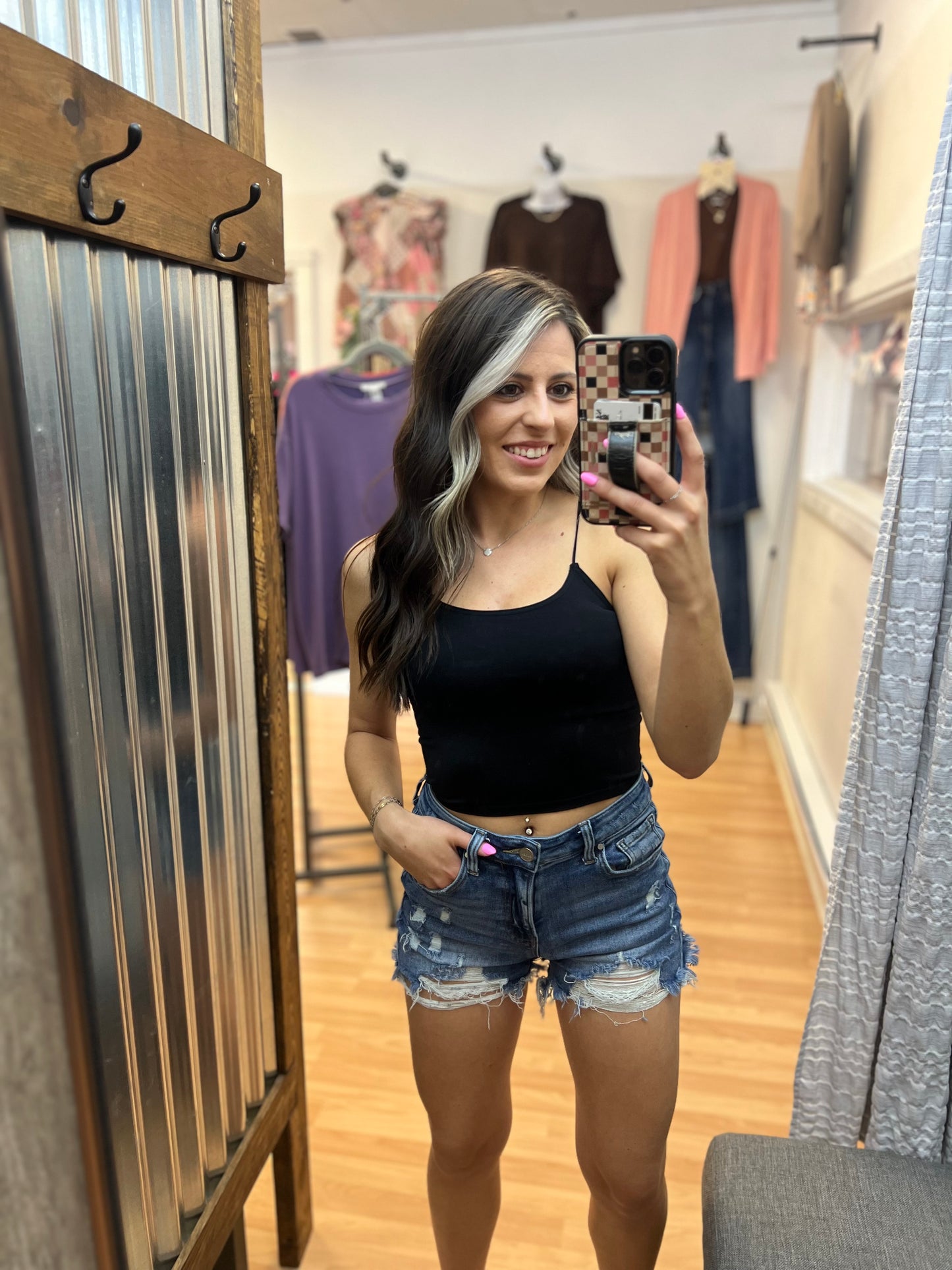 Seamless Cami, Black