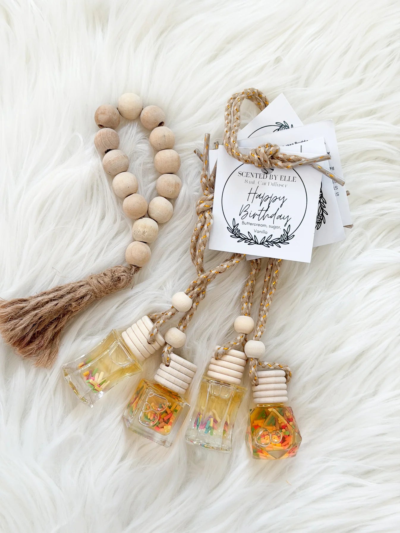 Happy Birthday Car Diffuser, Vanilla Buttercream Scent