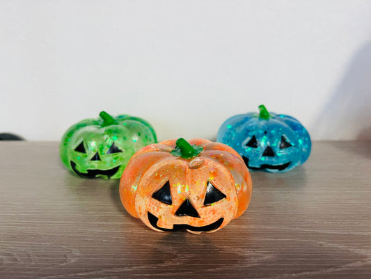 Squishy Glitter Pumpkin