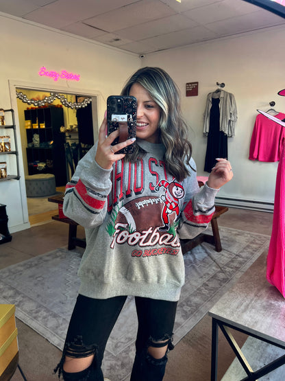 Ohio State Buckeyes Sweatshirt, Grey