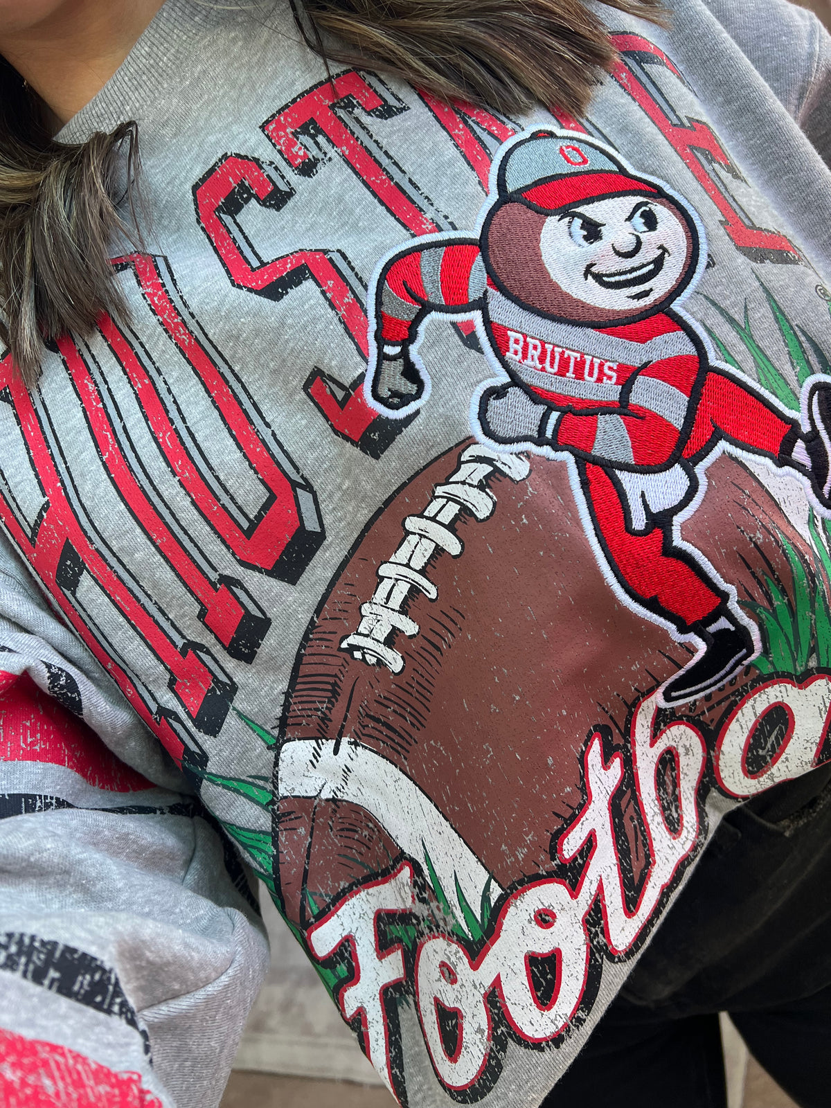 Ohio State Buckeyes Sweatshirt, Grey