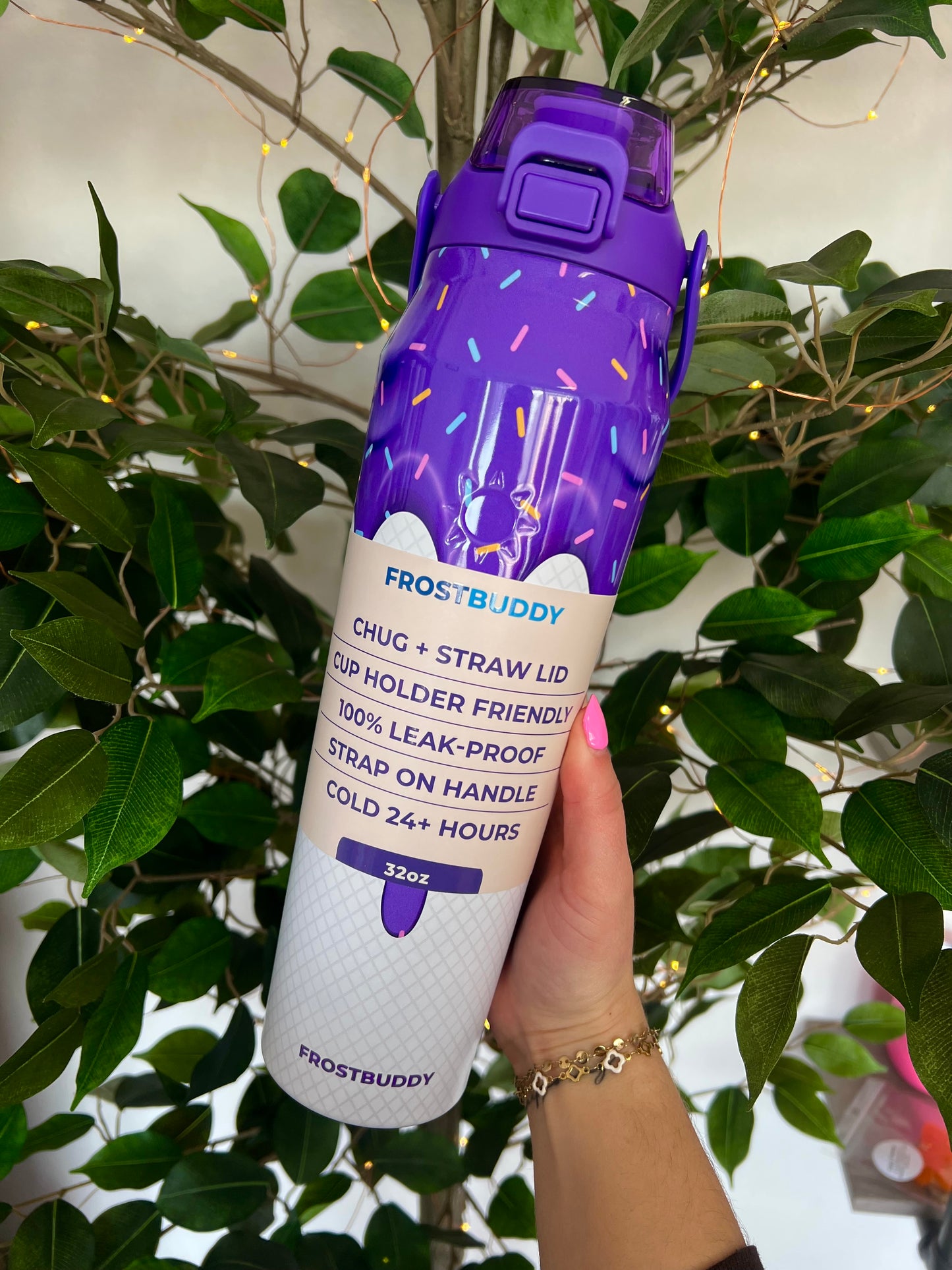 Bottle Buddy 32oz | Purple Ice Cream