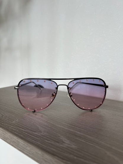 Hollywood Sunglasses, Pink Ombre