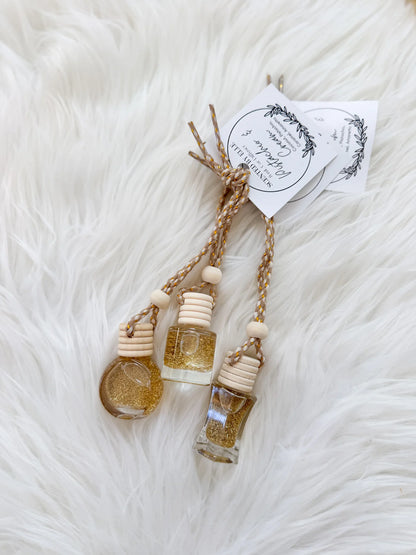 pistachio and cream car diffuser, clean and fresh scent
