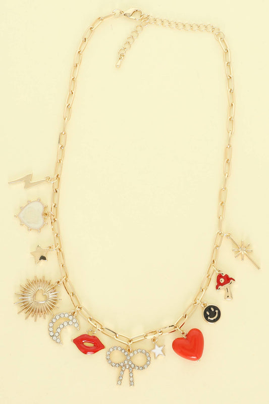 Multi-Charm Necklace