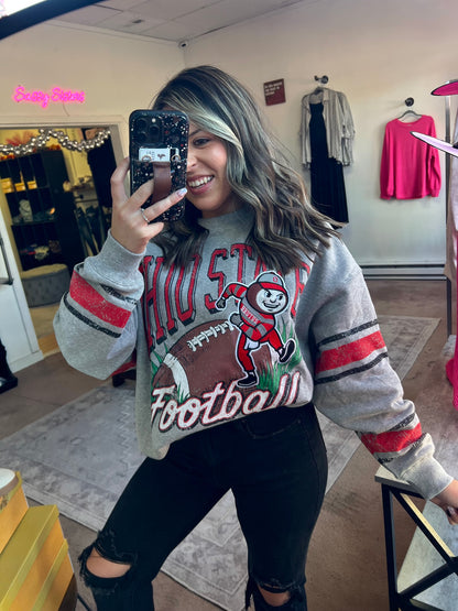 Ohio State Buckeyes Sweatshirt, Grey