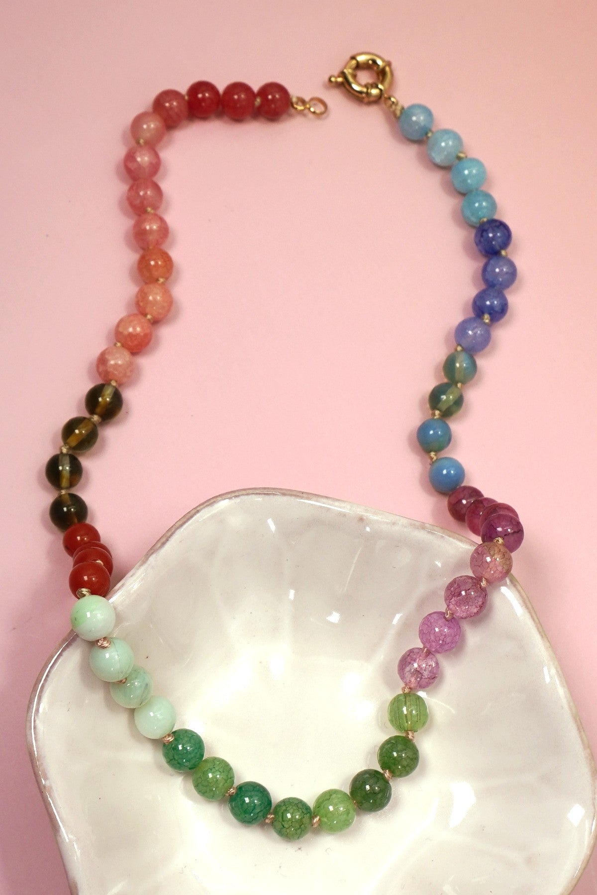 Natural Stone Mixed Necklace