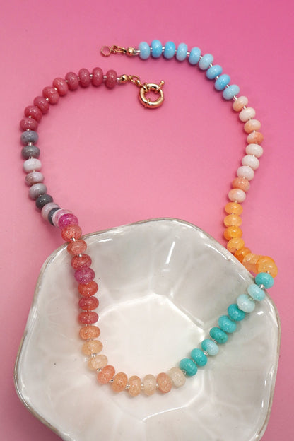 Natural Stone Mixed Necklace